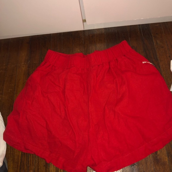 Red shorts, WORN ONCE - Picture 2 of 2